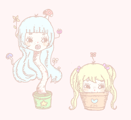 niñas plantitas
